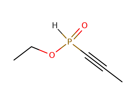 Molecular Structure of 144262-79-3 (Phosphinic acid, 1-propynyl-, ethyl ester)