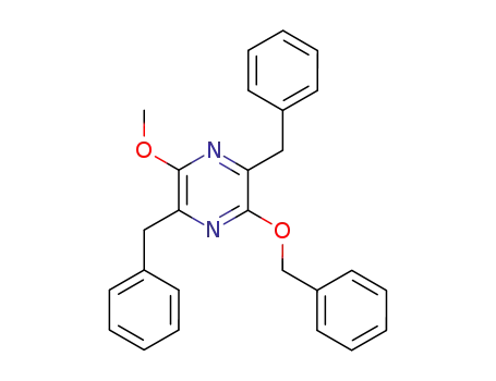 3,6-dibenzyl-2-benzyloxy-5-methoxypyrazine