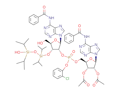 C<sub>56</sub>H<sub>68</sub>ClN<sub>10</sub>O<sub>16</sub>PSi<sub>2</sub>