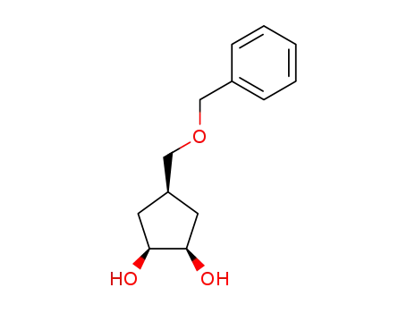 4-(benzyloxymethyl)cyclopentane-cis-1,2-diol