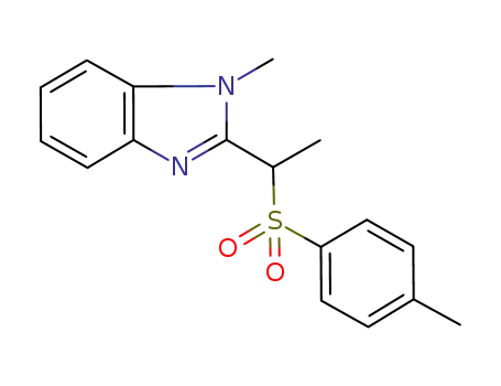 1-methyl-2-(α-p-tolylsulfonylethyl)benzimidazole