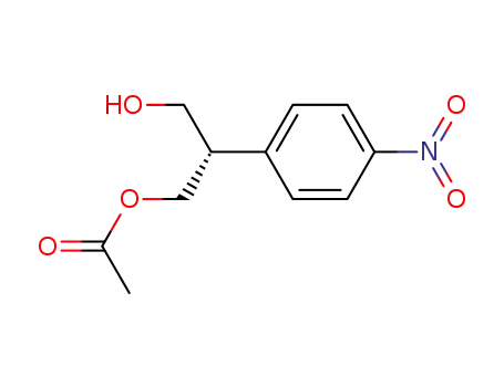 Acetic acid (S)-3-hydroxy-2-(4-nitro-phenyl)-propyl ester