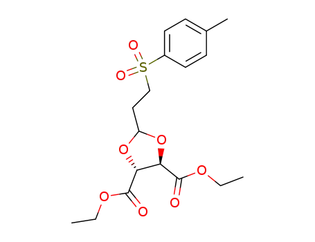 (4R,5R)-2-[2-(Toluene-4-sulfonyl)-ethyl]-[1,3]dioxolane-4,5-dicarboxylic acid diethyl ester