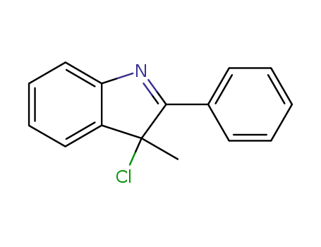 3H-Indole, 3-chloro-3-methyl-2-phenyl-