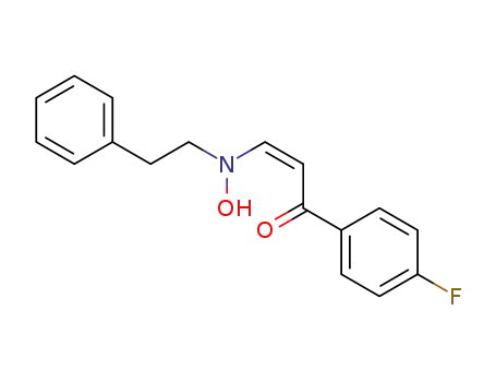 2-Propen-1-one, 1-(4-fluorophenyl)-3-[hydroxy(2-phenylethyl)amino]-,
(Z)-