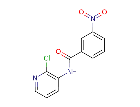 Molecular Structure of 121311-54-4 (N-(2-Chloro-pyridin-3-yl)-3-nitro-benzamide)