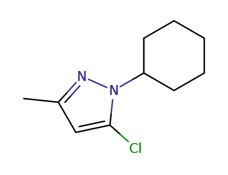 1H-Pyrazole, 5-chloro-1-cyclohexyl-3-methyl-