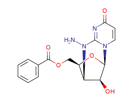 2,3'-(aminoimino)-1-(5'-O-benzoyl-3'-deoxy-β-D-lyxofuranosyl)uracil