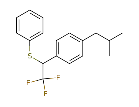 1-(4-Isobutylphenyl)-2,2,2-trifluoroethyl phenyl sulfide