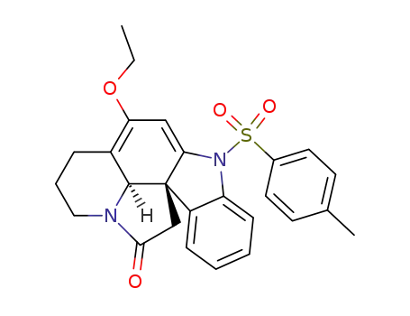 2,16,17,20-tetradehydro-17-ethoxy-5-oxo-1-(p-tolylsulfonyl)aspidospermidine