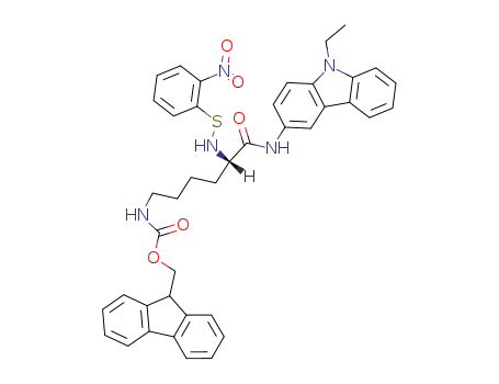 [(S)-5-(9-Ethyl-9H-carbazol-3-ylcarbamoyl)-5-(2-nitro-phenylsulfanylamino)-pentyl]-carbamic acid 9H-fluoren-9-ylmethyl ester
