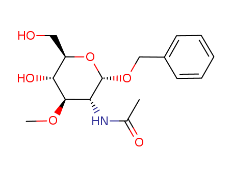 a-D-Glucopyranoside, phenylmethyl2-(acetylamino)-2-deoxy-3-O-methyl-