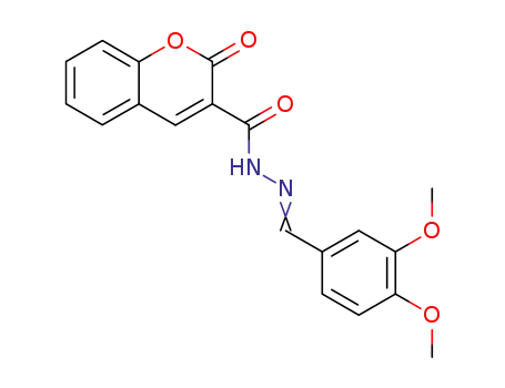 2-Oxo-2H-chromene-3-carboxylic acid [1-(3,4-dimethoxy-phenyl)-meth-(E)-ylidene]-hydrazide