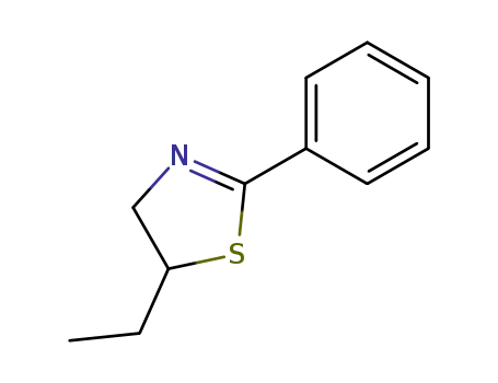 Molecular Structure of 6638-36-4 (5-ethyl-2-phenyl-4,5-dihydro-1,3-thiazole)