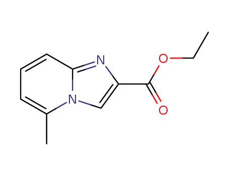 Molecular Structure of 67625-35-8 (5-METHYL-IMIDAZO[1,2-A]PYRIDINE-2-CARBOXYLIC ACID ETHYL ESTER)