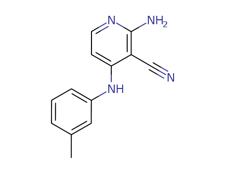 3-Pyridinecarbonitrile,2-amino-4-[(3-methylphenyl)amino]-