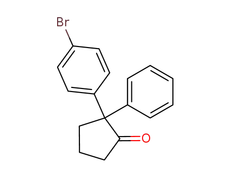 2-(4-bromophenyl)-2-phenylcyclopentanone