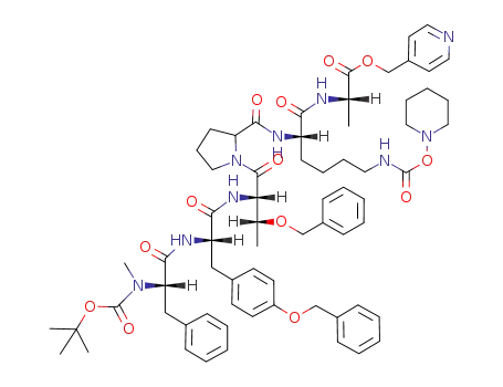 Boc-MePhe-Tyr(Bzl)-Thr(Bzl)-Pro-Lys(Pipoc)-Ala-OPic