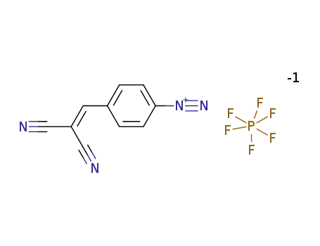 Benzenediazonium, 4-(2,2-dicyanoethenyl)-, hexafluorophosphate(1-)