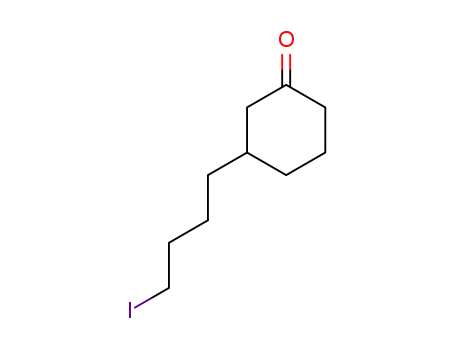 3-(4-Iodobutyl)cyclohexan-1-one