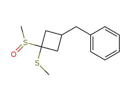 1-methylsulfinyl-1-methylthio-3-benzylcyclobutane