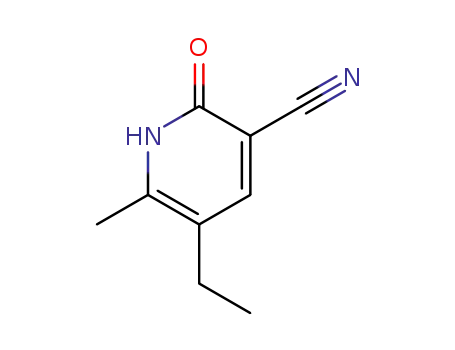 Molecular Structure of 136562-04-4 (3-CYANO-5-ETHHYL-6-METHYLPYRIDIN-2(1H)-ONE)