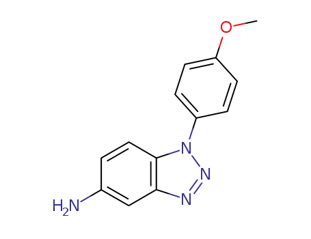 Molecular Structure of 54883-79-3 (p-anisyl-1 amino-5 benzotriazole)