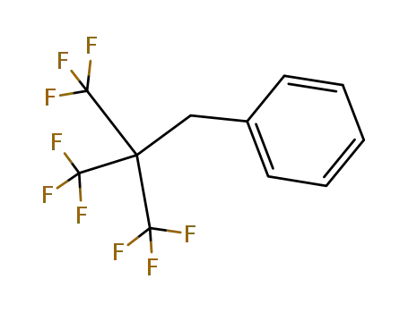 Molecular Structure of 36553-72-7 (3,3,3-trifluoro-2,2-bis(trifluoromethyl)propylbenzene)