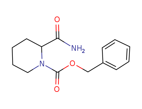 1-Piperidinecarboxylic acid, 2-(aminocarbonyl)-, phenylmethyl ester