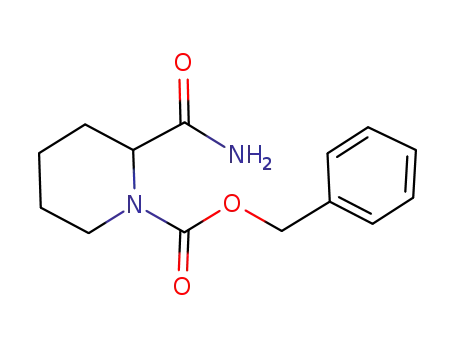 Molecular Structure of 940868-17-7 (1-Piperidinecarboxylic acid, 2-(aminocarbonyl)-, phenylmethyl ester)