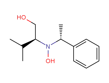 (1'R,2S)-2-<N-hydroxy-N-(1'-phenylethyl)amino>-3-methyl-1-butanol