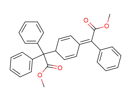 <4-<(Methoxycarbonyl)phenylmethylen>-2,5-cyclohexadien-1-yl>diphenylessigsaeure-methylester