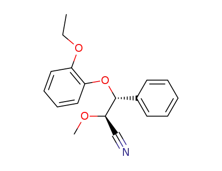 (RS,RS) 2-methoxy-3-(2-ethoxyphenoxy)-benzenepropanenitrile
