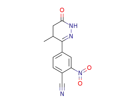 6-(4-Cyano-3-nitrophenyl)-4,5-dihydro-5-methyl-3(2H)-pyridazinone