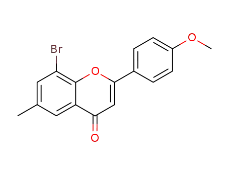 8-Bromo-2-(4-methoxyphenyl)-6-methyl-4H-1-benzopyran-4-one