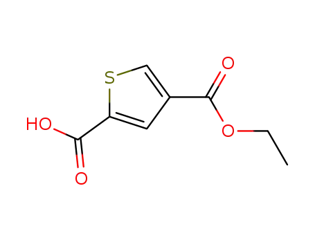 Molecular Structure of 487005-05-0 (2,4-Thiophenedicarboxylic acid, 4-ethyl ester)