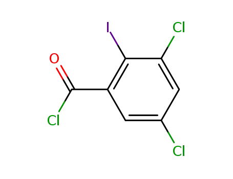 3,5-dichloro-2-iodobenzoyl chloride