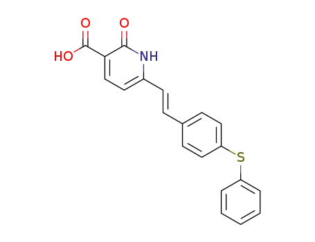 6-<(4'-Phenylthio)-(E)-styryl>-2-pyridone-3-carboxylic acid