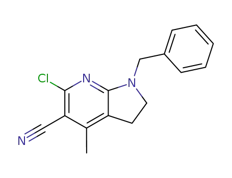 1-benzyl-4-methyl-5-cyano-6-chloro-7-azaindoline