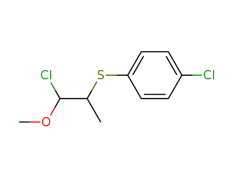 1-Chloro-4-(2-chloro-2-methoxy-1-methyl-ethylsulfanyl)-benzene