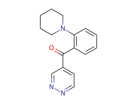 2-(1-piperidinyl)phenyl 4-pyridazinyl ketone