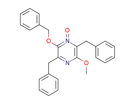 3,6-dibenzyl-2-benzyloxy-5-methoxypyrazine 1-oxide