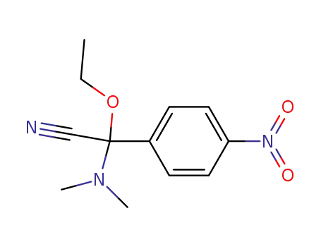 2-Dimethylamino-2-ethoxy-2-(4-nitrophenyl)acetonitril
