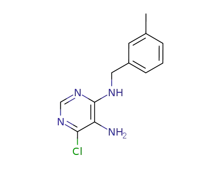 6-Chloro-N<sup>4</sup>-(3-methyl-benzyl)-pyrimidine-4,5-diamine