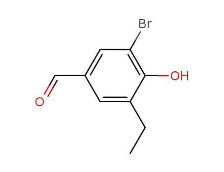 Benzaldehyde, 3-bromo-5-ethyl-4-hydroxy- (9CI)