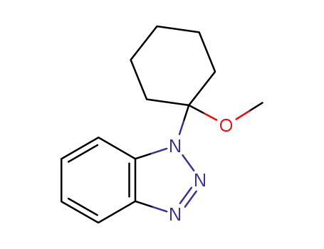 1-(1-Methoxy-cyclohexyl)-1H-benzotriazole