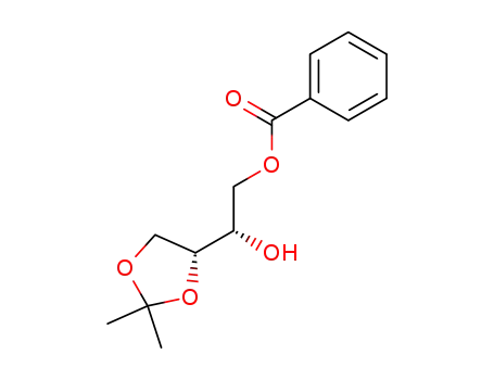 Benzoic acid (S)-2-((R)-2,2-dimethyl-[1,3]dioxolan-4-yl)-2-hydroxy-ethyl ester