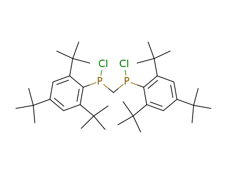 CH<sub>2</sub>(P(Cl)((C<sub>6</sub>H<sub>2</sub>)(C(CH<sub>3</sub>)3)3))2