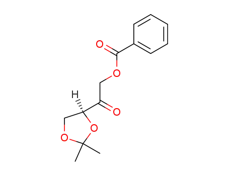 (S)-2-(2',2'-Dimethyl-1',3'-dioxolan-4'-yl)-2-oxoethylbenzoate