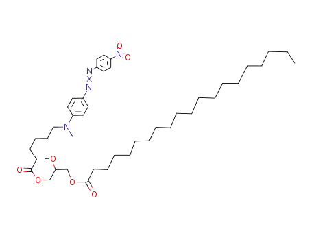 Icosanoic acid 2-hydroxy-3-(6-{methyl-[4-(4-nitro-phenylazo)-phenyl]-amino}-hexanoyloxy)-propyl ester